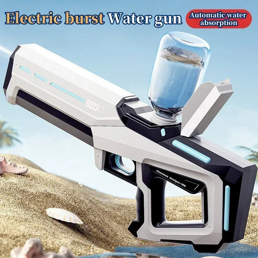 Automatic water absorbing electric water gun