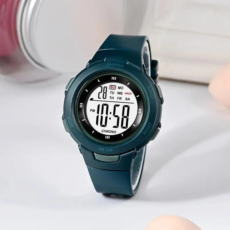 UTHAI CE49 Kids Watches Fashion Luminous Waterproof Alarm Clock Smart