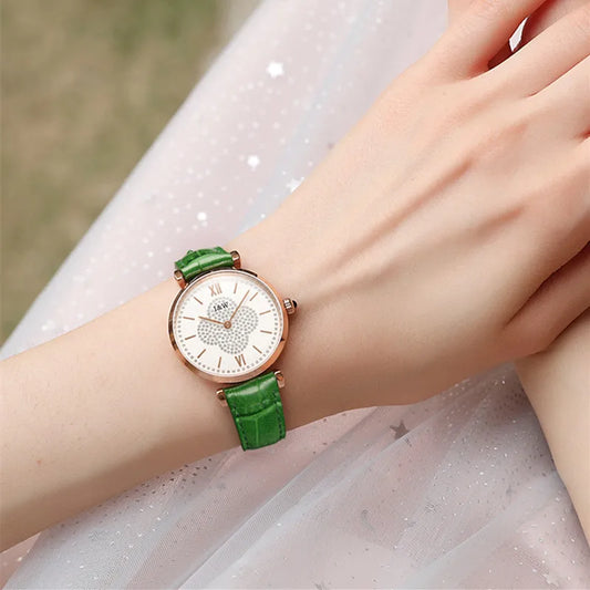CARNIVAL Brand Ladies Fashion Quartz Watches Luxury Rose Gold Girls