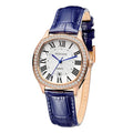 ROCOS Luxury Women Watch Fashion Elegant Diamond Wristwatch Leather RO