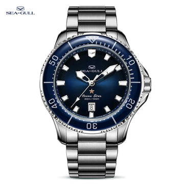 2023 Seagull Automatic Mechanical Watch Men's Watch 300M Water Resistance 316L Stainless Steel Sapphire Crystal Ocean Star 1210