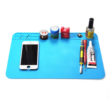 30cm x 20cm Watch Repair Work Pad Soldering Station Heat Resistant Pad Watch Repair Non-slip Silicone Mat For Watchmaker tool