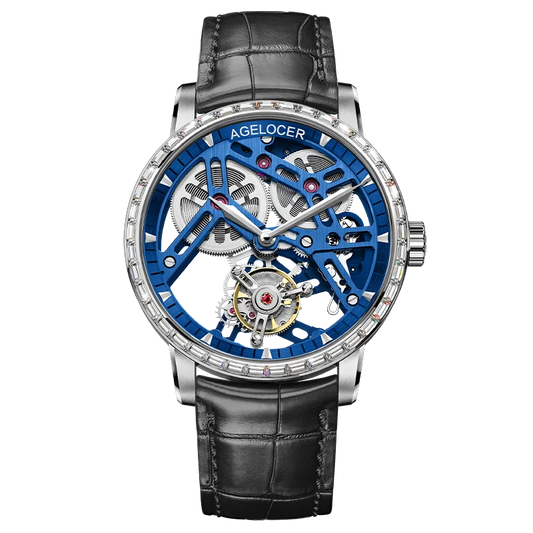 AGELOCER Original Tourbillon Watch Fashion Mens Business Formal Luxury