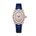TIELBO Brand Luxury Ladies Womens Watch Swiss Movement Fashion Crystal