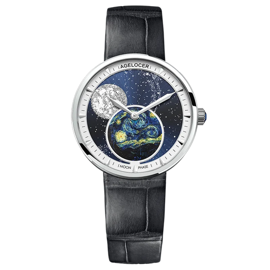 AGELOCER Original Astronomer Watch Van Gogh Oil Painting Ladies luxury
