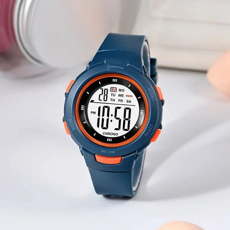 UTHAI CE49 Kids Watches Fashion Luminous Waterproof Alarm Clock Smart