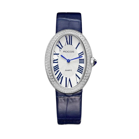 Women Elegant Luxury Brand Ladies Oval Quartz Watch Fashion