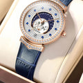 OUPINKE 3218 Imported Swiss Quartz Movement Watch for Women Starry Sky