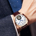 Stylish Men Flying Tourbillon Mechanical Watch for Fashion Enthusiasts