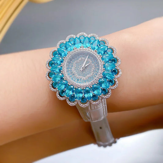 Elevate your style with this stunning 925 sterling silver watch 