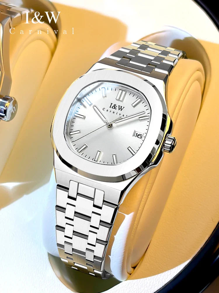 Ladies Watch Ultra thin 8mm Dress Wristwatch Luminous Waterproof Reloj